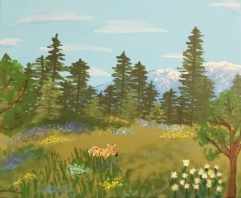 One of my newer paintings that I have done recently. This one went to a friend