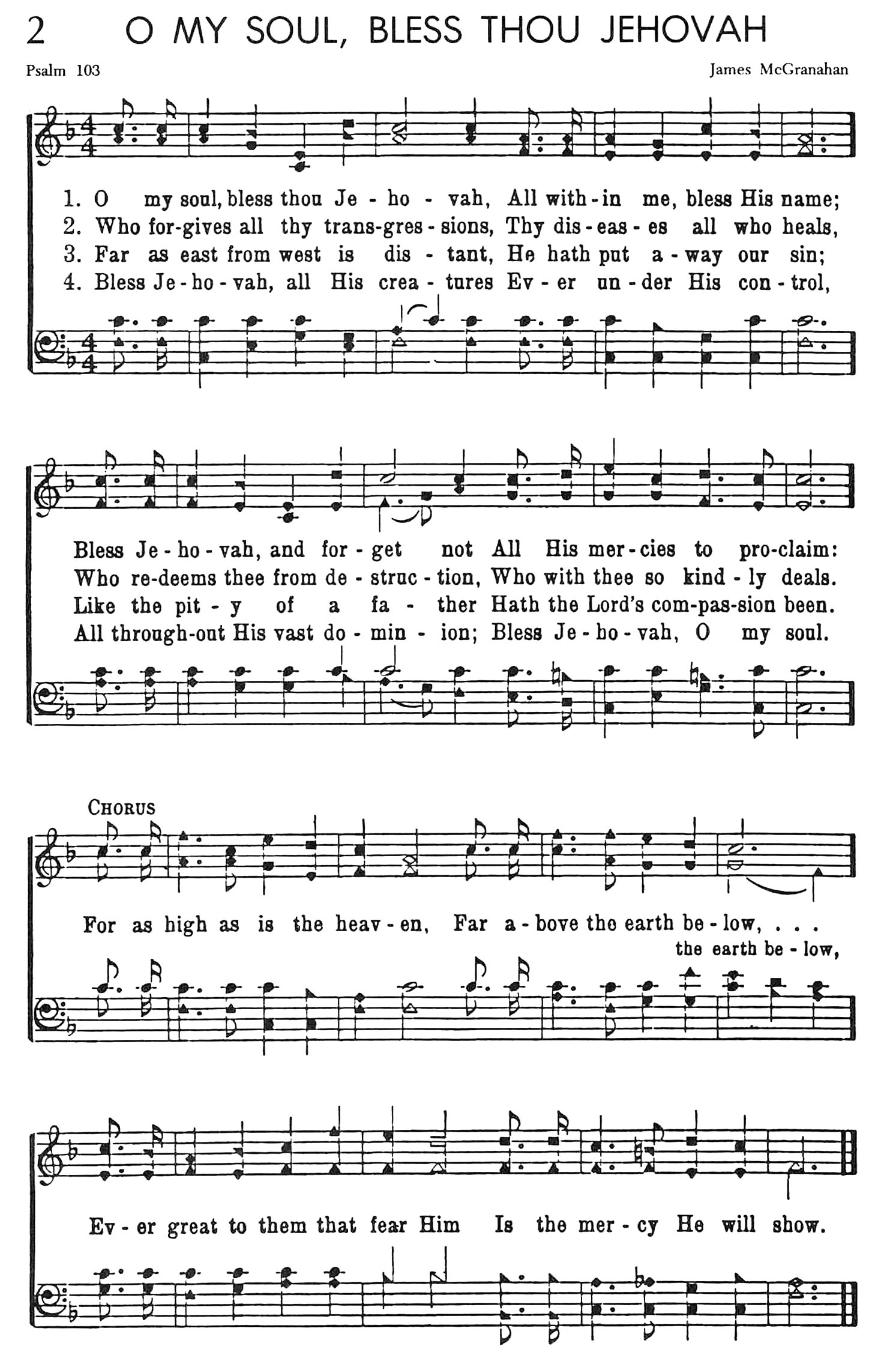 O My Soul, Bless Thou Jehovah